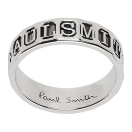 폴스미스 Paul Smith Silver Stamp Ring 241260M147000