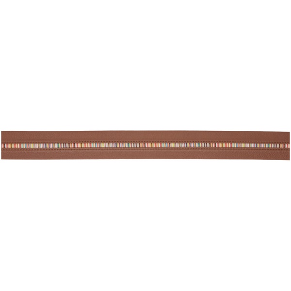  폴스미스 Paul Smith Brown Signature Stripe Belt 241260M131006