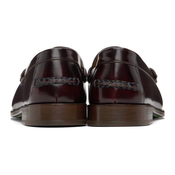  폴스미스 Paul Smith Burgundy Lido Leather Loafers 241260M231001