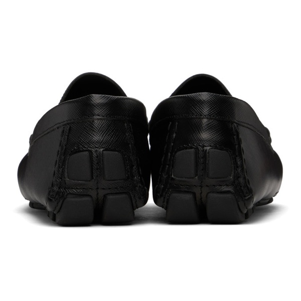  폴스미스 Paul Smith Black Colima Leather Loafers 241260M231008