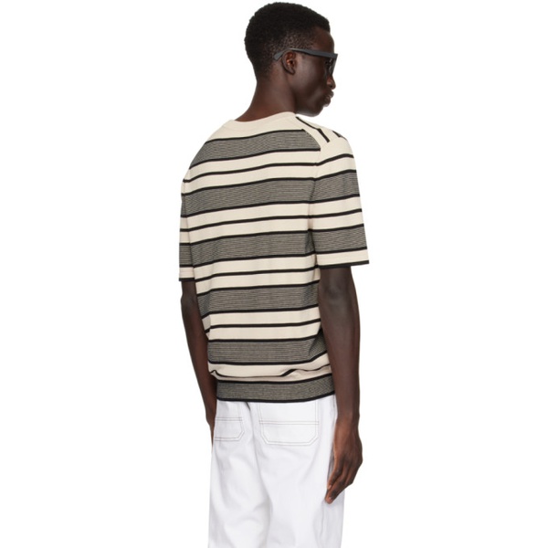  폴스미스 Paul Smith 오프화이트 Off-White Striped T-Shirt 241260M213027