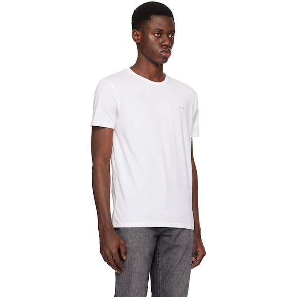  폴스미스 Paul Smith Five-Pack White T-Shirts 241260M213014