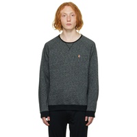 폴스미스 Paul Smith Black Embroidered Sweatshirt 222260M213024