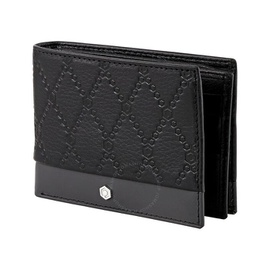 Picasso And Co Two-Tone Leather Wallet- Black/Grey PLG1812BLK