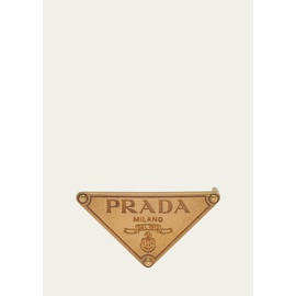 Prada Mens Triangle Logo Metal Belt Buckle 4509698