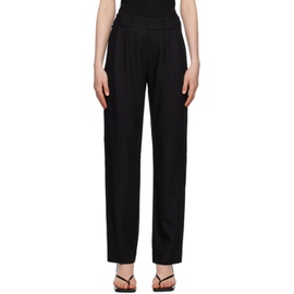 Black 프로엔자 슐러 Proenza Schouler White Label Drapey Suiting Trousers 232288F087000