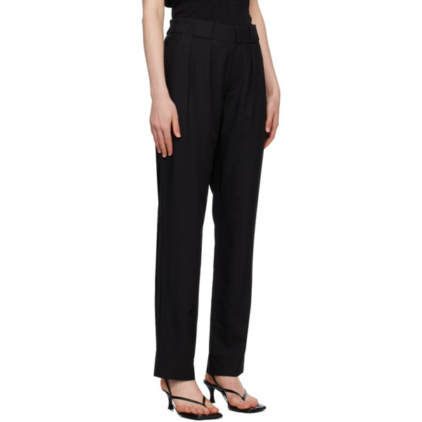  Black 프로엔자 슐러 Proenza Schouler White Label Drapey Suiting Trousers 232288F087000