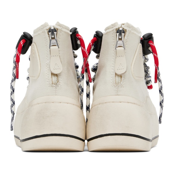  알썰틴 R13 오프화이트 Off-White Double Grommet Kurt Sneakers 241021M236002
