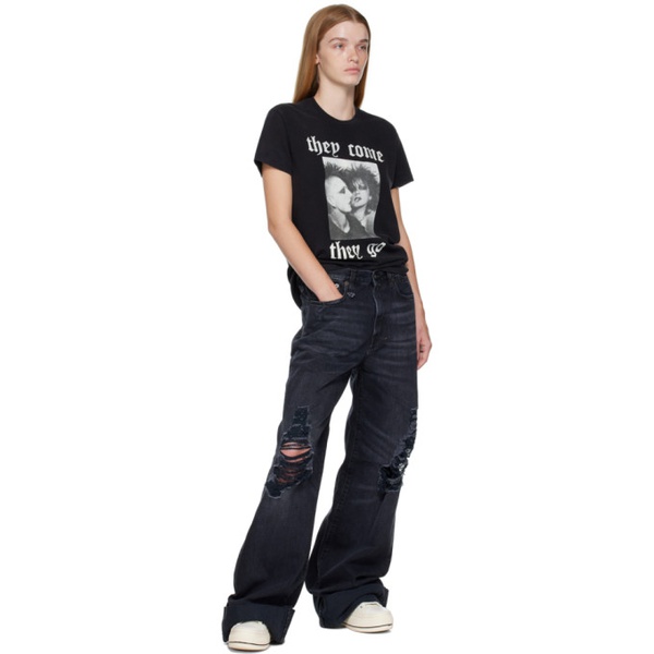  알썰틴 R13 Black Lisa Jeans 222021F069039