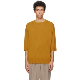 RAINMAKER KYOTO Yellow Dropped Shoulder Sweater 241599M201000