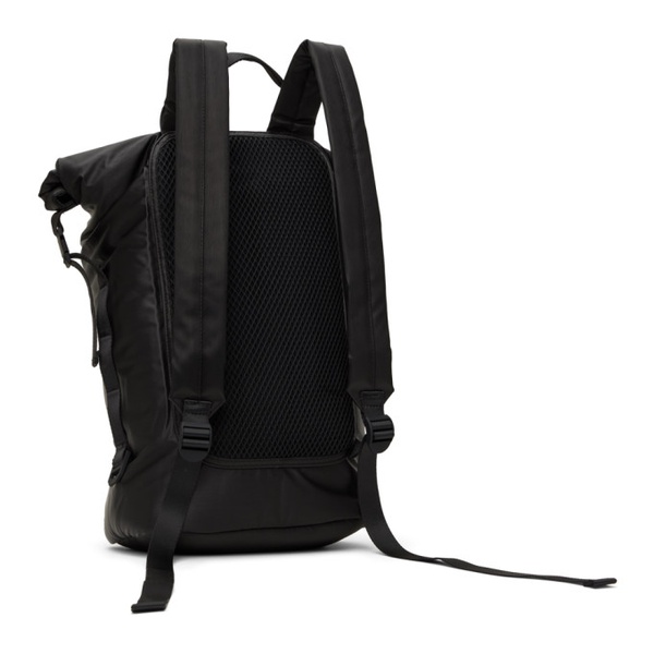  레인스 RAINS Black Bator Puffer Backpack 232524M166000