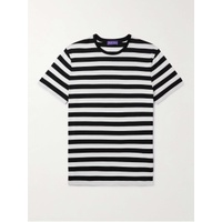 랄프로렌 RALPH LAUREN PURPLE LABEL Striped Cotton-Jersey T-Shirt 1647597323121301
