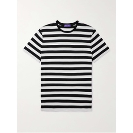 랄프로렌 RALPH LAUREN PURPLE LABEL Striped Cotton-Jersey T-Shirt 1647597323121301