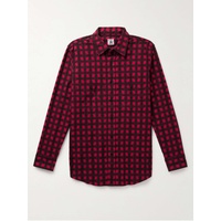 RANDY Checked Brushed-Cotton Shirt 1647597315332497