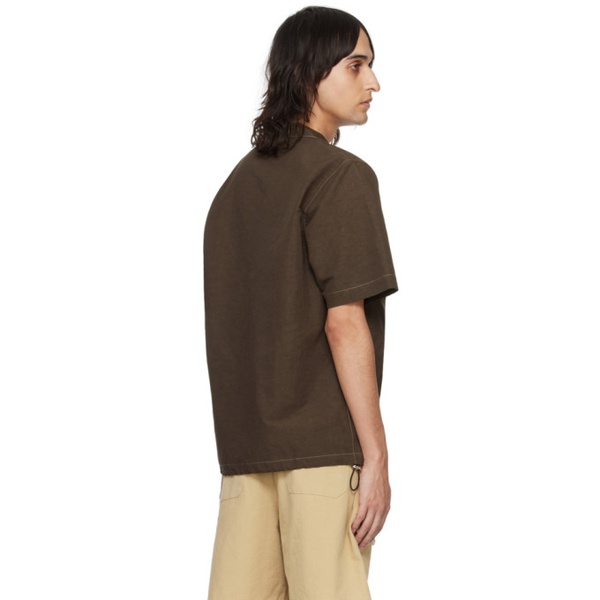  RANRA Brown Glems Shirt 241504M192001