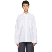 리메인 비르게르 크리스텐센 REMAIN Birger Christensen White Classic Shirt 241985F109000
