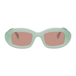레트로슈퍼퓨쳐 R에트로 ETROSUPERFUTURE Green Tutto Sunglasses 241191M134080