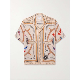루드 RHUDE Nautica Camp-Collar Printed Silk-Twill Shirt 1647597327768109