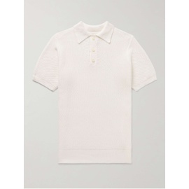 RICHARD JAMES Open-Knit Cotton Polo Shirt 1647597310402235