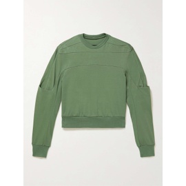 릭 오웬스 RICK OWENS Geth Panelled Cotton-Jersey Sweatshirt 1647597293496086