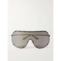 릭 오웬스 RICK OWENS Shield Aviator-Style Stainless Steel Sunglasses 1647597323629096
