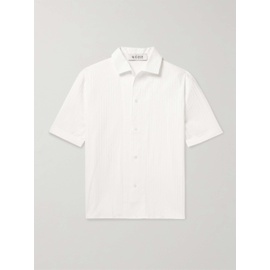 ROEHE Striped Textured Cotton-Blend Poplin Shirt 1647597327675339