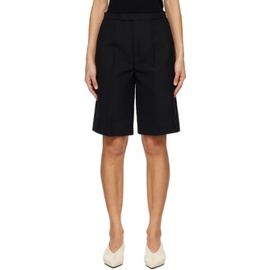 ROEhe Black Tailored Shorts 241144F088010