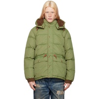 RRL Green Quilted Jacket 232435M178001