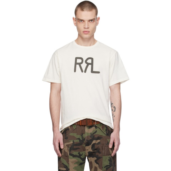  RRL 오프화이트 Off-White Ranch T-Shirt 241435M213001