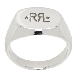 RRL Silver Signet Ring 241435M147000