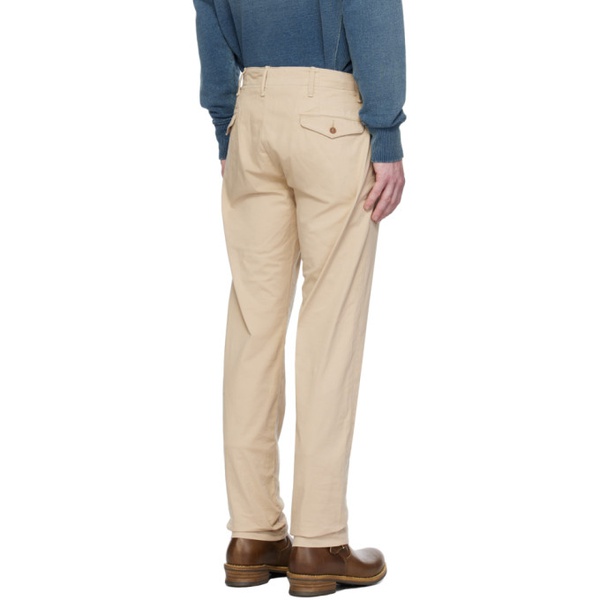  RRL Beige Officers Trousers 241435M191002