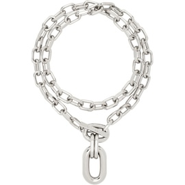 Rabanne Silver XL Link Necklace 241605F023004