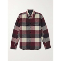 래그 앤 본 RAG & BONE Checked Brushed Wool-Blend Flannel Overshirt 1647597294707010