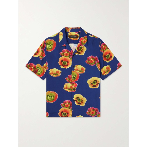 레그앤본 래그 앤 본 RAG & BONE Avery Convertible-Collar Floral-Print Crepe Shirt 1647597314297914
