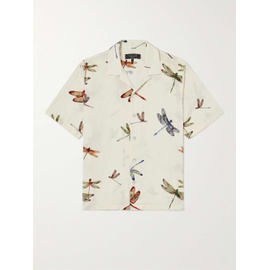 래그 앤 본 RAG & BONE Avery Convertible-Collar Printed Crepe Shirt 1647597314297987