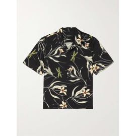 래그 앤 본 RAG & BONE Avery Convertible-Collar Printed Crepe Shirt 1647597314308149