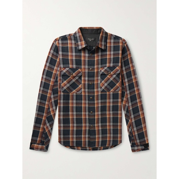 레그앤본 래그 앤 본 RAG & BONE Checked Cotton-Flannel Overshirt 1647597314309326