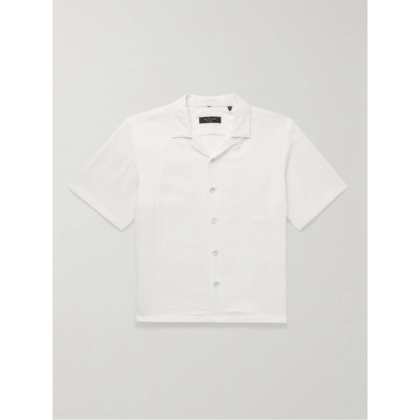 레그앤본 래그 앤 본 RAG & BONE Avery Convertible-Collar Cotton-Gauze Shirt 1647597324028812
