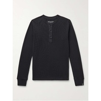 래그 앤 본 RAG & BONE Slim-Fit Garment-Dyed Waffle-Knit Cotton Henley T-Shirt 1647597324017868