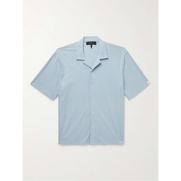 레그앤본 래그 앤 본 RAG & BONE Avery Camp-Collar Cotton-Seersucker Shirt 1647597323812612