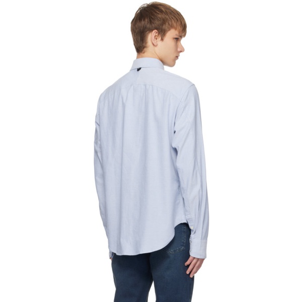 레그앤본 래그 앤 본 Rag & bone Blue Engineered Shirt 241055M192013