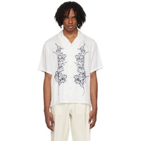 래그 앤 본 Rag & bone White Avery Resort Shirt 242055M192030