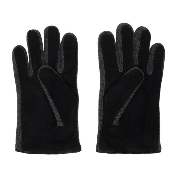 폴로랄프로렌 폴로 랄프 로렌 Polo Ralph Lauren Black Paneled Gloves 222213M135024