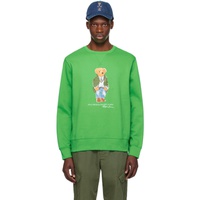 폴로 랄프 로렌 Polo Ralph Lauren Green Polo Bear Sweatshirt 241213M204010