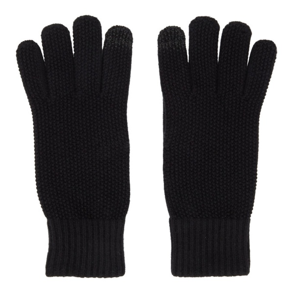 폴로랄프로렌 폴로 랄프 로렌 Polo Ralph Lauren Black Wool Gloves 222213M135019