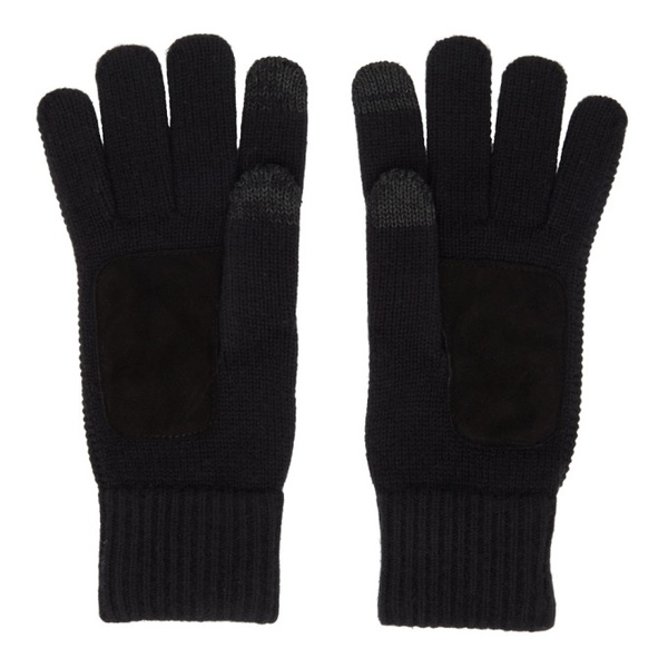 폴로랄프로렌 폴로 랄프 로렌 Polo Ralph Lauren Black Wool Gloves 222213M135019