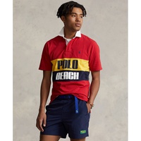 폴로 랄프 로렌 Polo Ralph Lauren Mens Cotton Classic-Fit Polo Beach Rugby Shirt 15107506