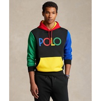 폴로 랄프 로렌 Polo Ralph Lauren Mens Logo Color-Blocked Double-Knit Hoodie 16360863