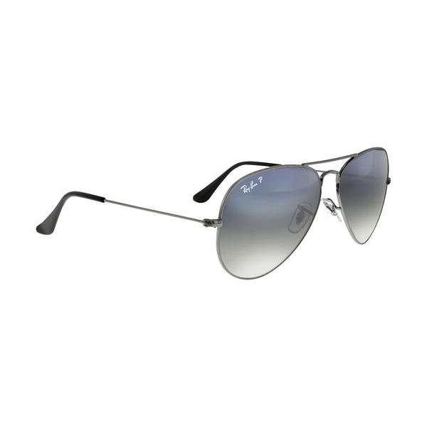  레이밴 Ray-Ban Aviator Gradient Polarized Blue/Grey Unisex Sunglasses RB3025 004/78 58