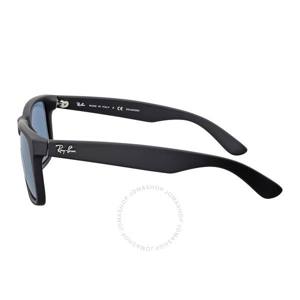  레이밴 Ray-Ban Justin Classic Polarized Blue Classic Rectangular Mens Sunglasses RB4165 622/2V 54